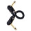 Flat Patch Pedal Cable 15cm / 5.9in Gold PVC 8
