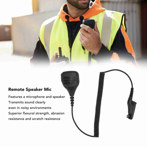 Remote Speaker Mic 3.5mm Jack for XPR6300/XPR6350 2