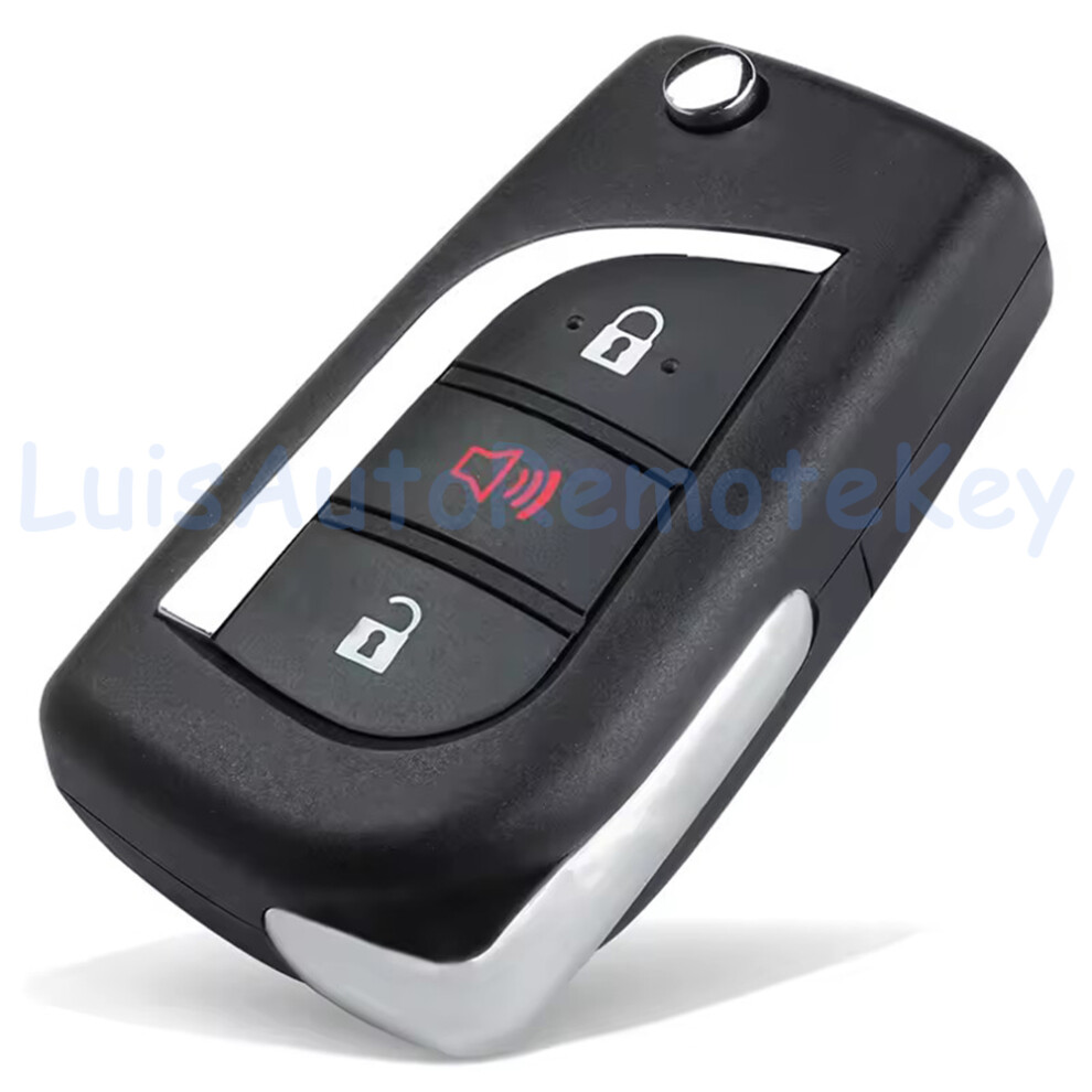 3 Buttons D Flip Remote Car Key Fob 314Mhz 4D68 Chip Replacement For Toyota Fj Cruiser 2008-2012 Fcc Id: Hyq12bbt 6935161642605