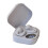 White Open-Ear Ear Clip BT Earbuds Power Display 2