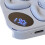 White Open-Ear Ear Clip BT Earbuds Power Display 7