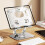 Tabletständer Desktop silbernes Aluminium drehbar 7