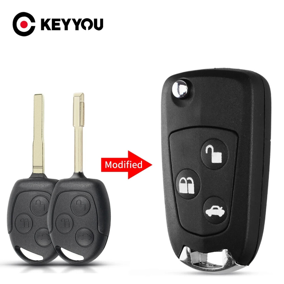Modified Version Car Key For Ford Mondeo Focus 2 3 Festiva Fiesta Transit Key Remote Case With Fo21 Hu101 Blade 6935161693423