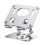 Tabletständer Desktop silbernes Aluminium drehbar 11