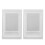 2pcs L-Shaped Photo Frame 9.6x4.3x6.8 Transparent 3