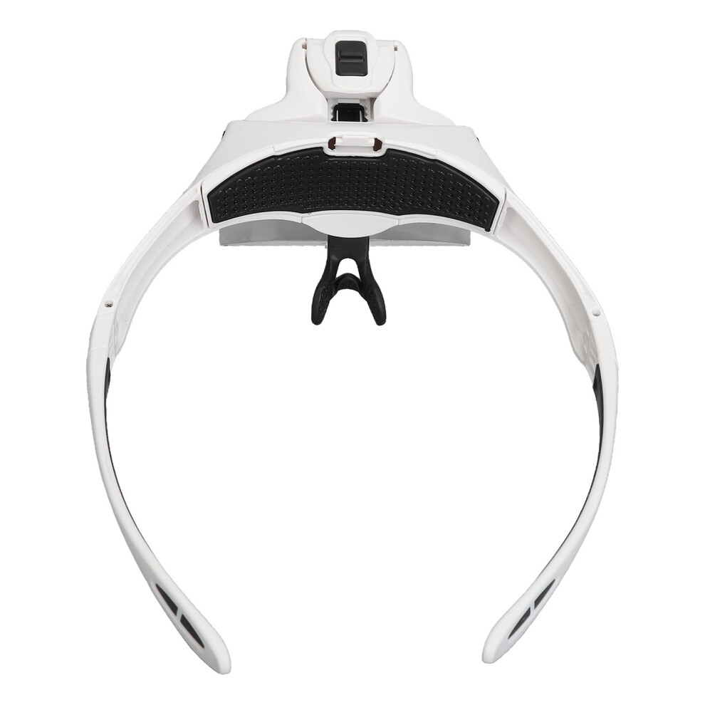Eyeglasses Magnifier LED Headband, Plastic, 3X, 3x AAA Batteries