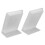 2pcs L-Shaped Photo Frame 9.6x4.3x6.8 Transparent 9