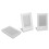 2pcs L-Shaped Photo Frame 9.6x4.3x6.8 Transparent 15