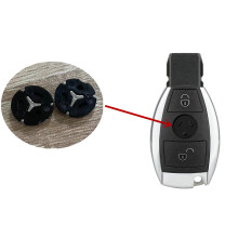 2PCS 13mm for Mercedes Benz Remote Car Key Insignia Sticker for Benz Car Key Fob Replacement Remote Car Key DIY Emblem Sticker