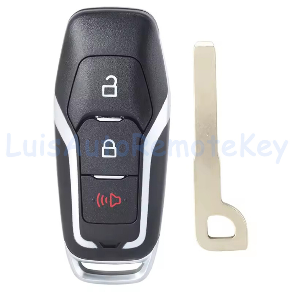 3 Buttons Smart Remote Key Fob 315Mhz Id49 Chip Replacement For Ford F-150 F-250 Explorer 2015-2017 M3n-A2c31243800 164-R8111 6935161642544
