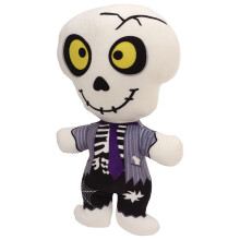 Cartoon Halloween-Schädel-Kuscheltier 30 cm/11,8 Zoll