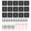 15pcs Clock Movement - Low Noise 1.5V AA 2