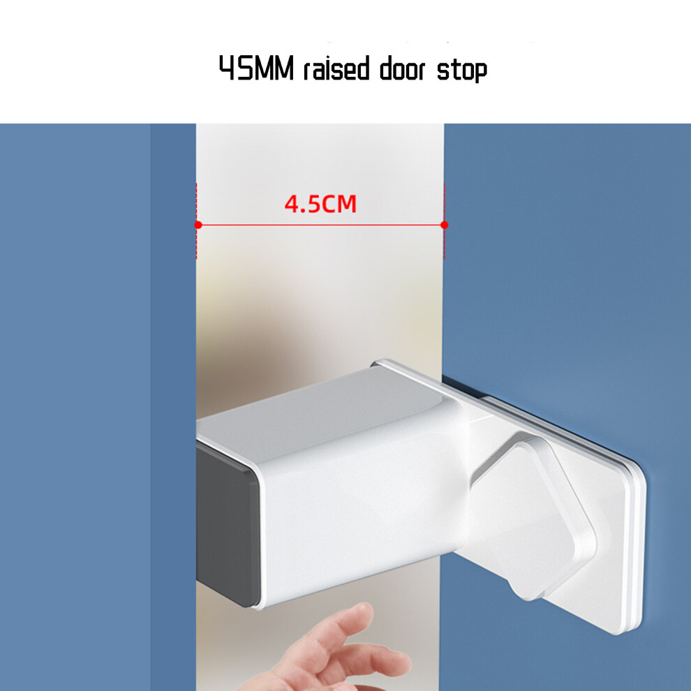 (10Pcs) Smooth Surface Burr-Free Doorstop 180 Rotation Design Door Lock For Living Room Bedroom Or Children\'S Room 6424024566580