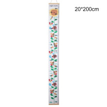 (Sunflower, 20*200cm) Kids Growth Chart Wood Frame Canvas Height Measurement Ruler from Baby to Adult for Child\'s Room Decoration