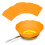Garde-éclaboussures en silicone orange réglable 20-34 cm 1