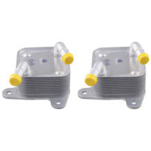2X 1240A100 Car Engine Oil Cooler for  L200 2017-2021Montero Pajero Sport III 2016+