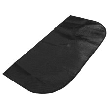 Feuerfeste Kaminmatte Schwarz 100cm Flammhemmend Silicone-beschichtetes Glasfaser