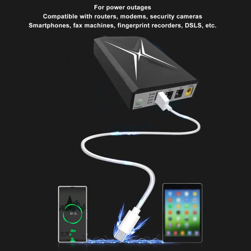 Uninterruptible Power Supply 10400mAh for Modem Router Camera Backup Battery a++ 2