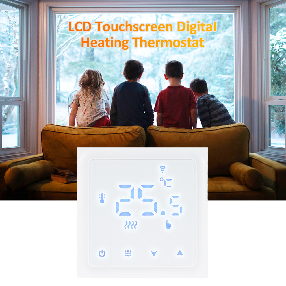 Smart Thermostat Touchscreen LCD