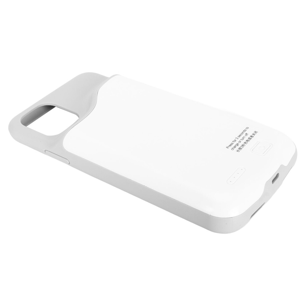 6000Mah Iphone 11 Battery Case With 4 Led & Smart Chip White 8771388119166