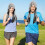 U Shaped Cooling Hoodie Towel 64g Grey Microfiber 8