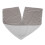 U Shaped Cooling Hoodie Towel 64g Grey Microfiber 16