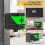 Green Type A-D Self-Leveling Laser 80x79x58mm 2AA 6