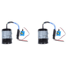 2X Chargeur Turbo Universel de Puissance de Turbine de Voiture électrique Fan Augmentant L'Admission D'Air de Bronzage 12V