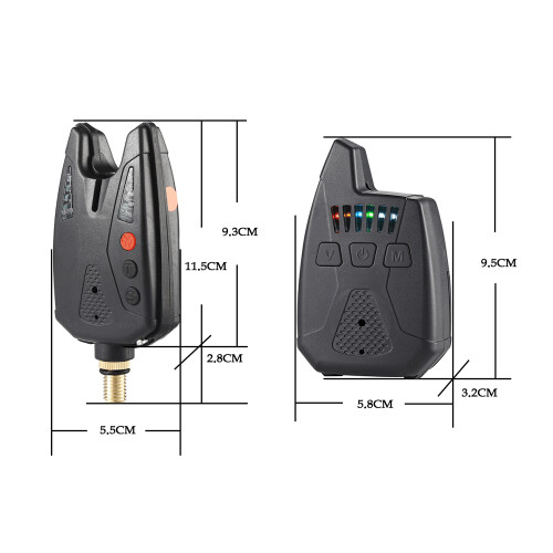 Wireless Fishing Alarm Kit 200m Range; 1 Receiver