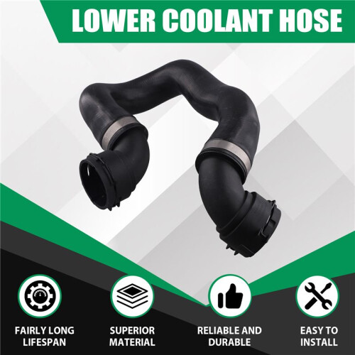 17127599450 Car Engine Lower Coolant Hose for  1' 3' 135i 335i X1 3.0 E88 E82 E90 E92 2011-2015 2