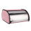 Pink Mirror Glow Roll Top Bread Box Countertop 3