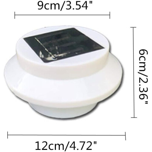 Outdoor Solar Gutter Lights Smart LED Night Light 1
