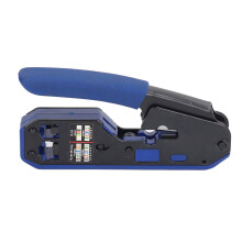 Ethernet-Kabel-Crimpwerkzeug-Set RJ45 Pass-Through-Crimpzange für Cat5e und Cat6, 2 Stück