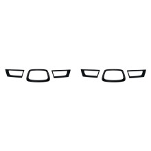 6x Car Grille Front Hood Grille Racing Bumper Grill Exterior Accessories for  Impreza WRX STI 2006-2007,B