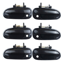 6 Pièces Poignée de Porte Extérieure Extérieure de Voiture pour EK3 1996 1997 1998 1999 2000 (Poignée de Porte Avant)