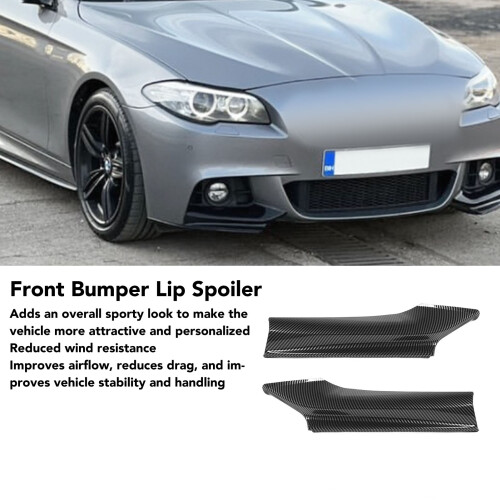 Front Lip Splitter ABS for 5 Series F10/F11 Carbon 2