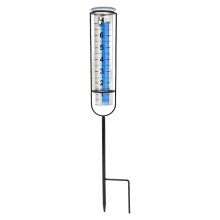 Rain Measuring Gauge 7 Inch Capacity Detachable with Stake for Garden or Farm