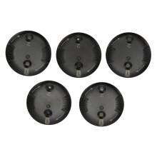 5pcs Black Disk Wax Guards for Phonak Hearing Aids - 40 Filters