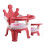 Detachable Toddler Dining Chair with Sound Red 1
