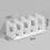 Minimalist 4-Slot File Sorter 35x15x14.5cm White 2