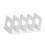 Minimalist 4-Slot File Sorter 35x15x14.5cm White 9