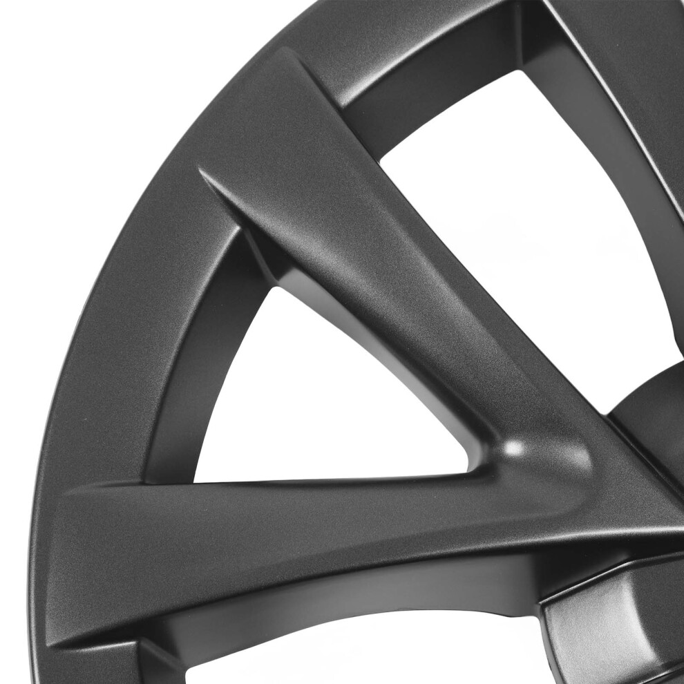 4Pcs 18In Plaid Wheel Hubcaps For Tesla 7055741515583