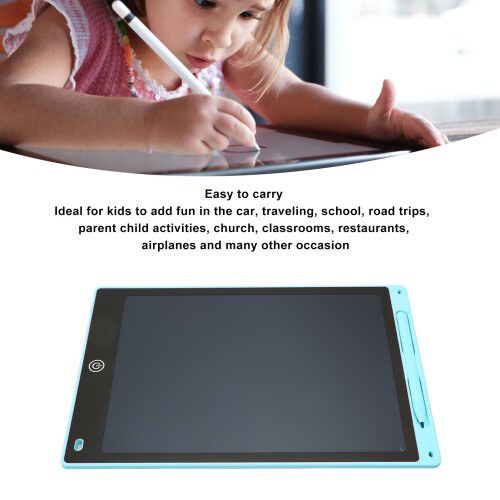 LCD Writing Tablet 10 Inch 150 mAh Sky Blue 2