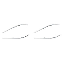 4x 2468850921 2468851021 Rear Left or Right Bumper Moulding Trim Strip Plastic for B-Class W246 2012 2013 2014