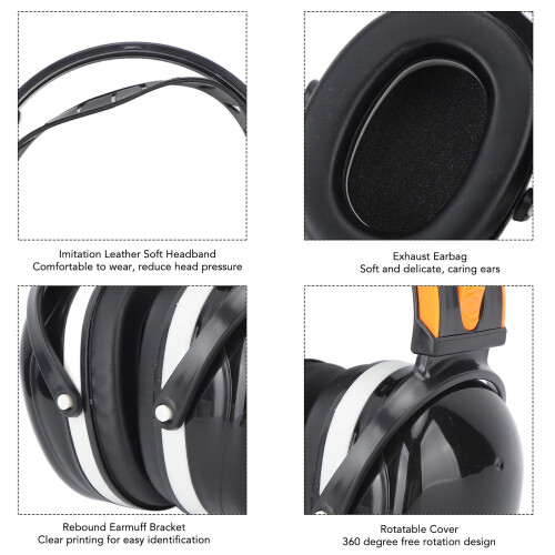 30dB Noise Reduction Earmuffs ABS Anti-Resonance 2