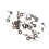40PCS Rod Tip Repair Kit - 0.4oz, White/Black 1