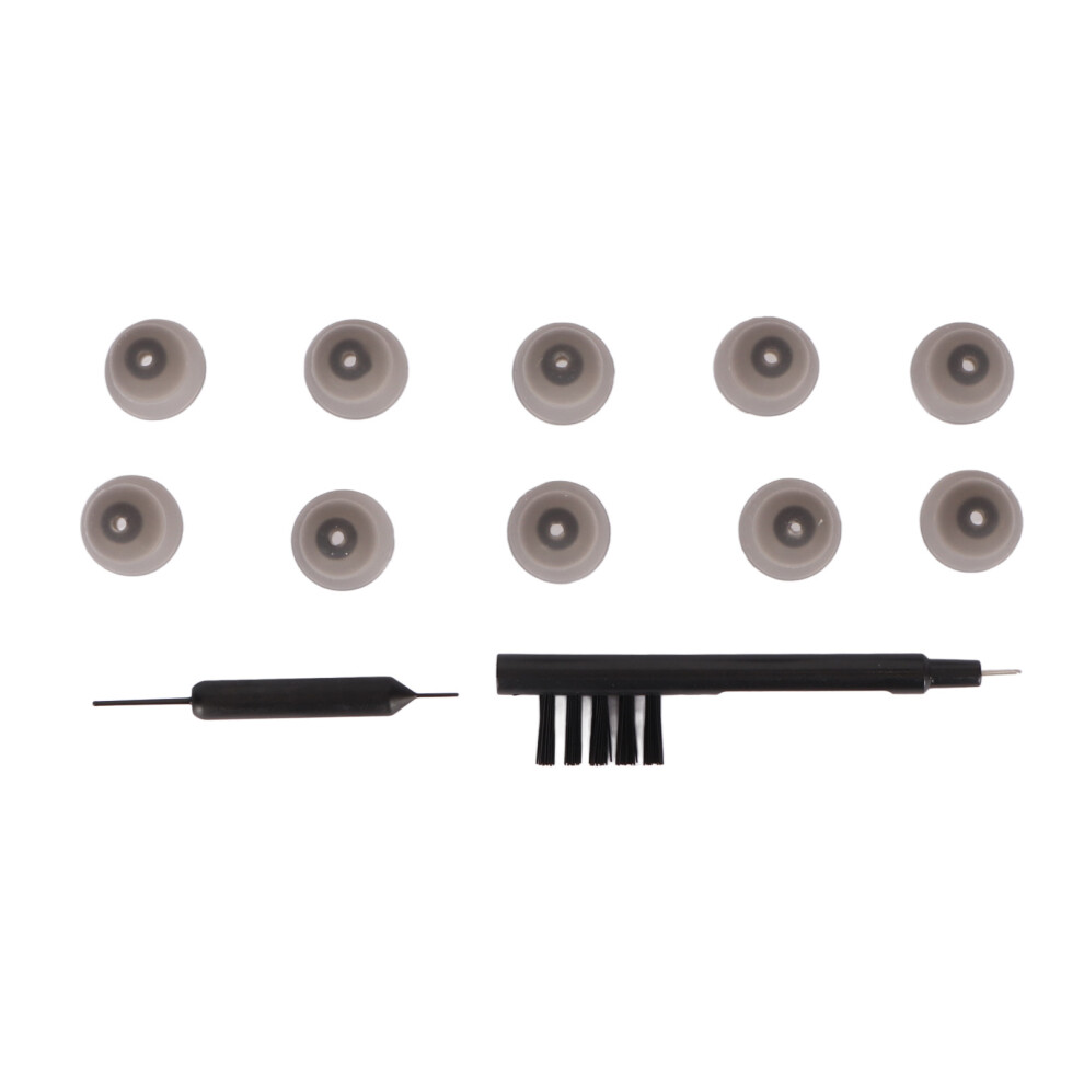 Black 10Pcs Silicone Replacement Domes For Resound 0.3In Earbuds