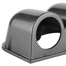 52 mm/2 Zoll Carbon-Faser-Stil mit 2-Loch Messgerätehalterung für Autoschirmfach