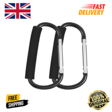 2 Pack Buggy Clips Stroller Hooks Pram Carabiner