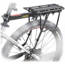 Fietsendrager van aluminiumlegering, verstelbaar frame, draagvermogen van 50 kg, met achterreflector, geschikt voor racefietsen en mountainbikes.